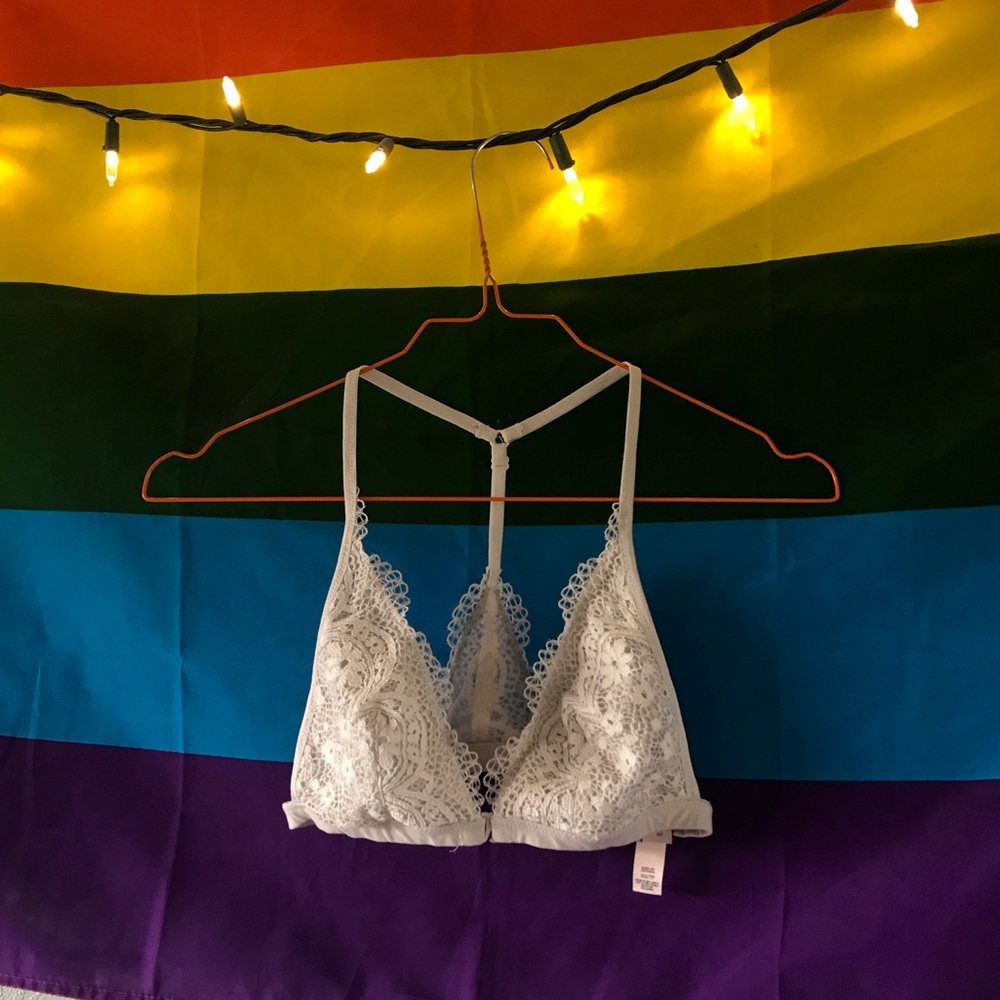 Victoria’s Secret PINK white bralette